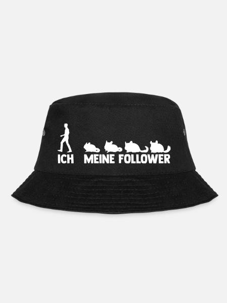 Ich und meine Follower - Bucket Hat - Schwarz