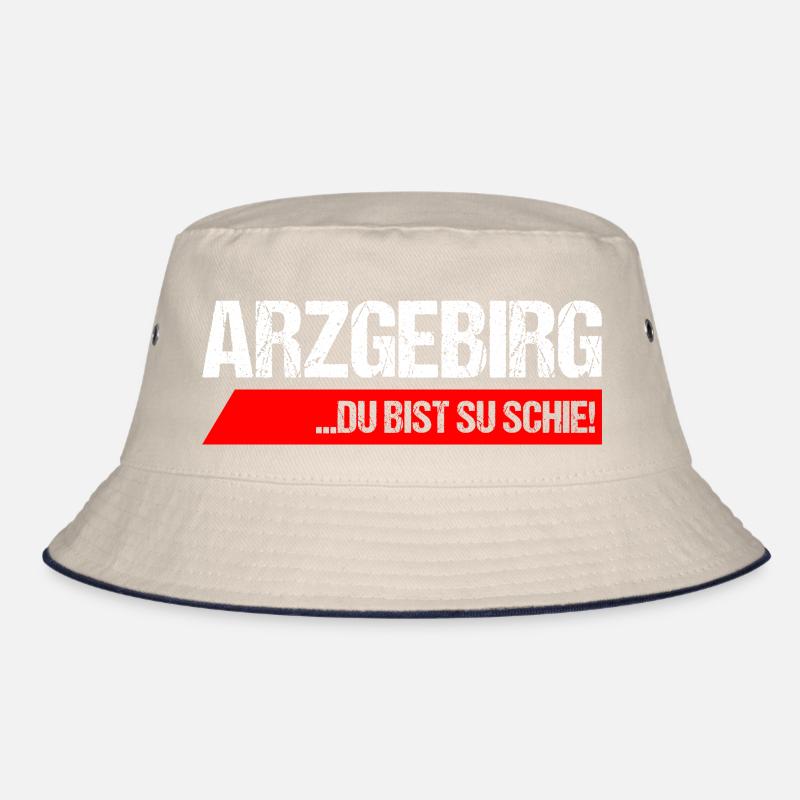 Arzgebirg du bist su schie Bucket Hat