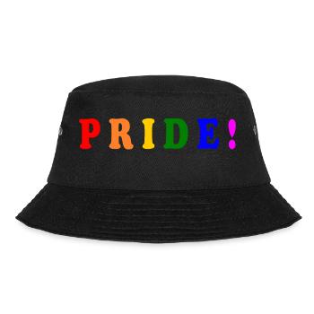 Pride - Bucket Hat - Schwarz - Vorne - Lela (165cm)