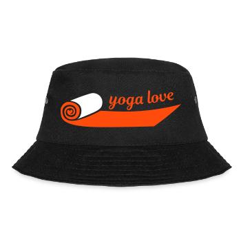 Yoga Tapis de Yoga Yogi Méditation Amour Amour Fan - Bob - noir - Devant - Lela (165cm)