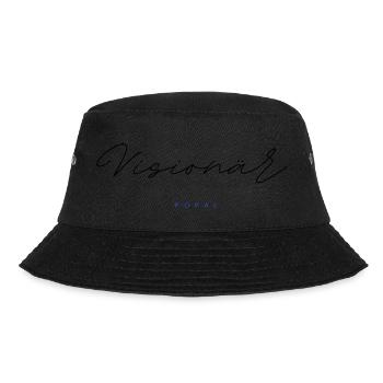 Inspirierende Wörter, Trendige T-Shirts von Popal - Bucket Hat - Schwarz - Vorne - Lela (165cm)