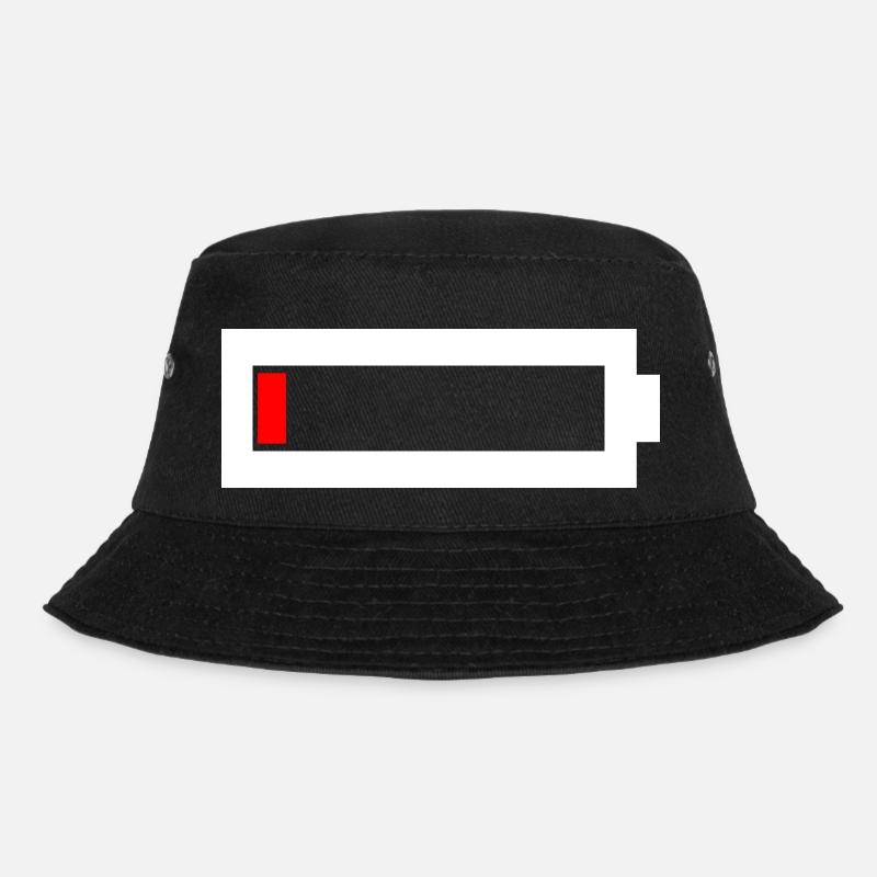Battery empty - Bucket Hat - black
