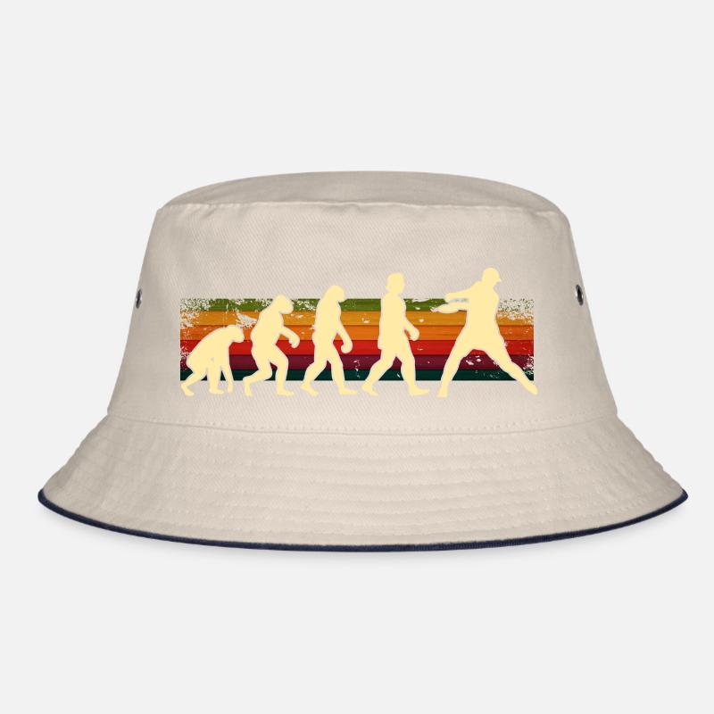 Disc Golf Disc Golfer Evolution Sport Bucket Hat