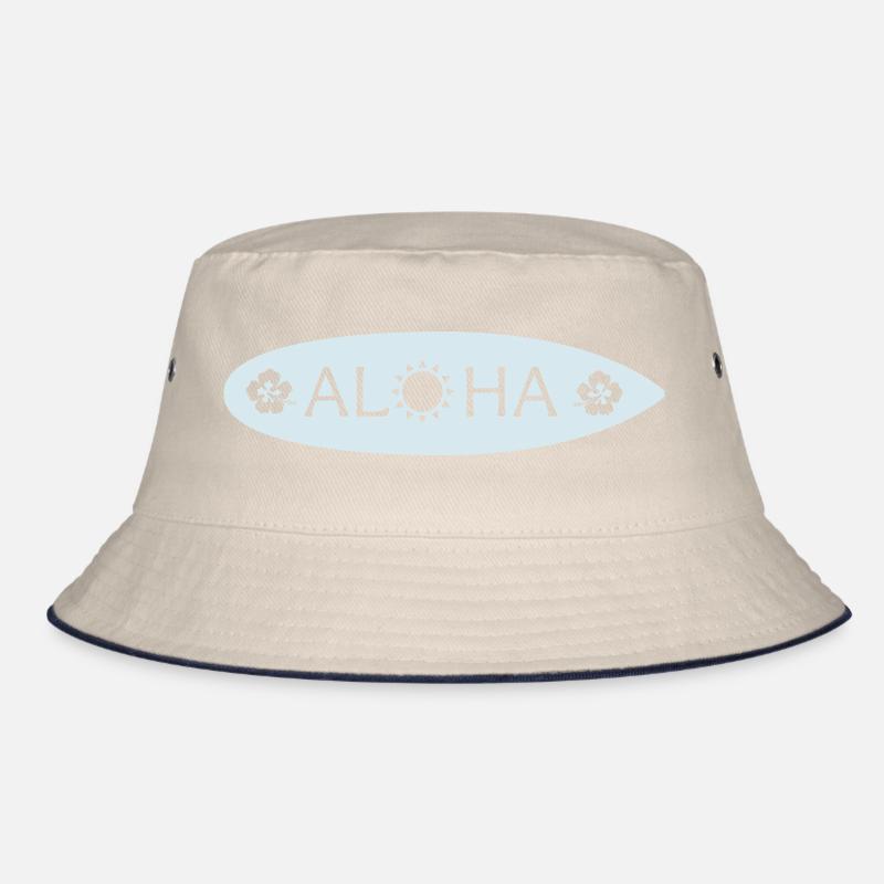 Aloha Surfbrett Bucket Hat
