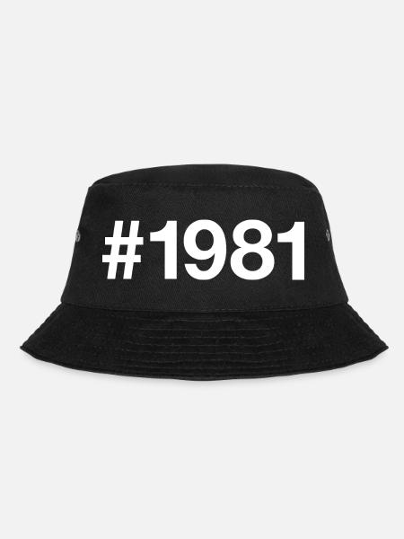 1981 Hashtag 45e anniversaire 45 ans - Bob - noir