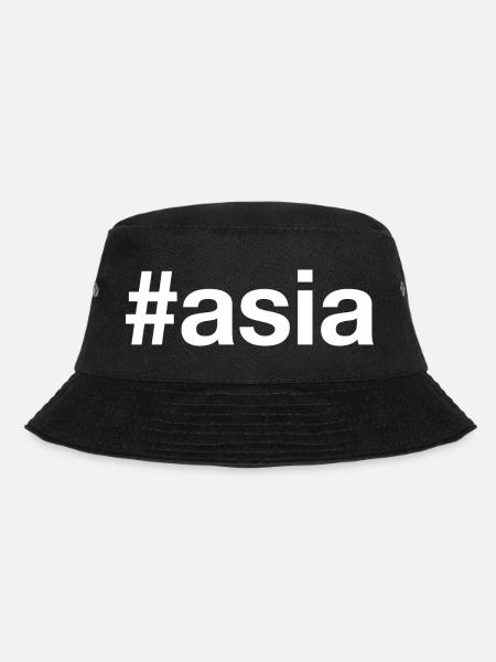 ASIA Asien Hashtag - Bucket Hat - black