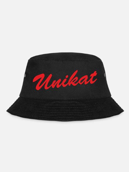 Unikat - Bucket Hat - Schwarz