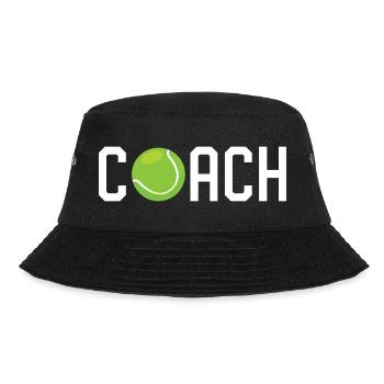 Tennis Coach - Bucket Hat - black - Front - Lela (165cm)