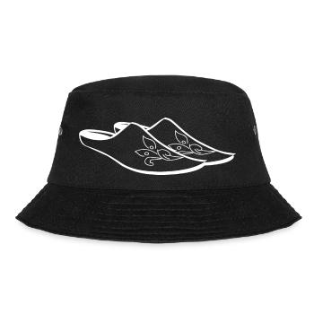 Hausschuhe Humor - Bucket Hat - Schwarz - Vorne - Lela (165cm)