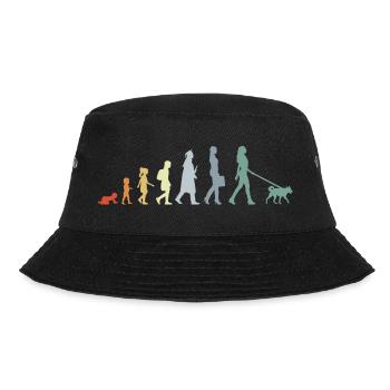 Hundebesitzerin Evolution - Bucket Hat - Schwarz - Vorne - Lela (165cm)