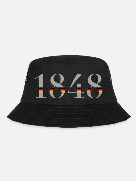 1848 - Bucket Hat - Schwarz