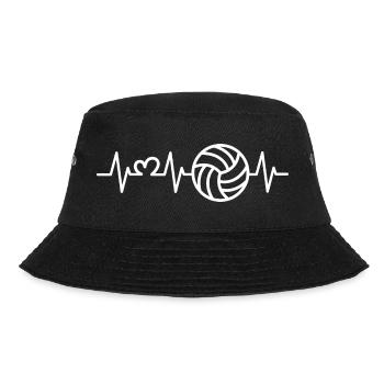 Volley-ball Heartbeat Love Joueur de volley-ball Pulse Logo - Bob - noir - Devant - Lela (165cm)