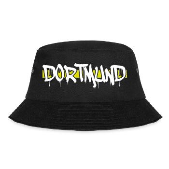 Dortmund - Bucket Hat - Schwarz - Vorne - Lela (165cm)