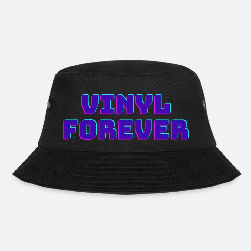 Vinyl Forever - Bucket Hat - Schwarz