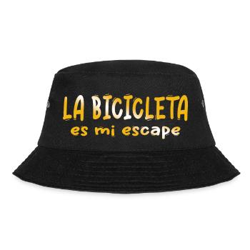 Bicycle bicycles bicycle cyclist bike biker mtb 13 - Bucket Hat - black - Front - Lela (165cm)