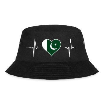 Battement de cœur du drapeau pakistanais - Bob - noir - Devant - Lela (165cm)