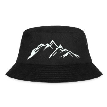 mountains - Bucket Hat - black - Front - Lela (165cm)