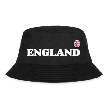 Typografie des englischen Wappens - Bucket Hat - Schwarz - Vorne - Lela (165cm)