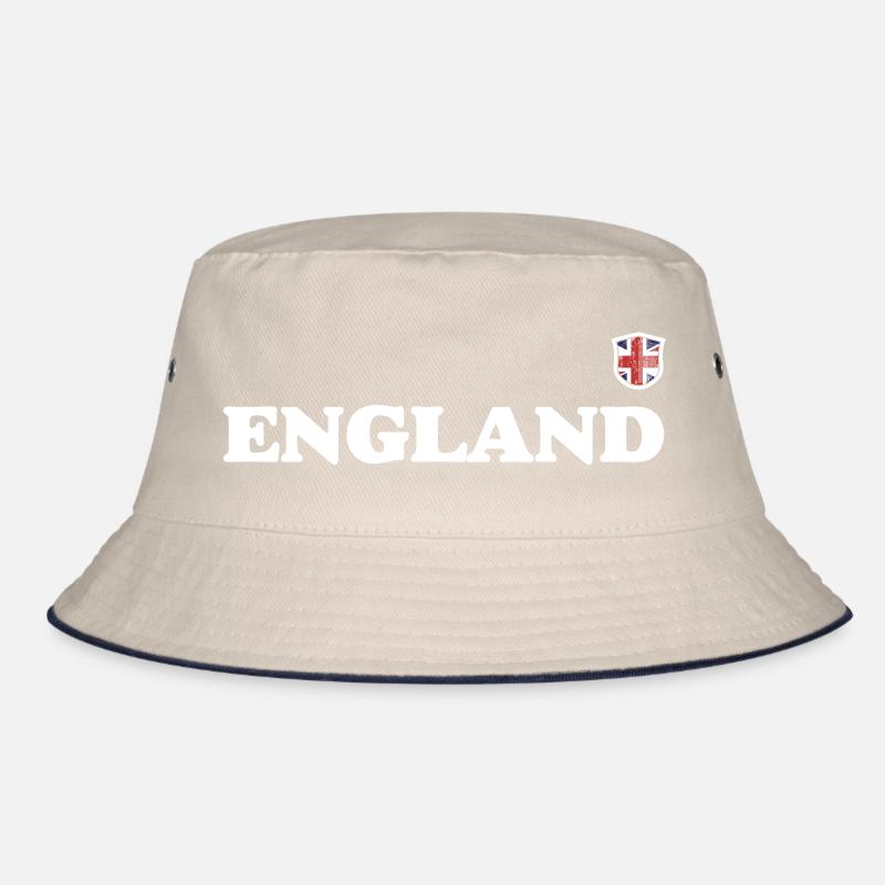 England Crest Typography Bucket Hat