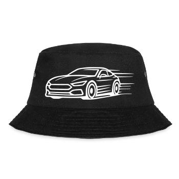 Car Car Icon - Bucket Hat - black - Front - Lela (165cm)