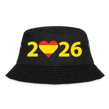 I love Spain 2026, holidays in Spain 2026 - Bucket Hat - black - Front - Lela (165cm)