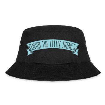 Enjoy The Little Things Gratitude Mindfulness - Bucket Hat - black - Front - Lela (165cm)