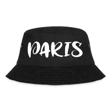 PARIS - Bucket Hat - Schwarz - Vorne - Lela (165cm)