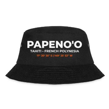 Papeno'o – Vulkanisches Gedächtnis - Bucket Hat - Schwarz - Vorne - Lela (165cm)