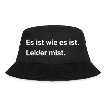 Sarcasm6 - Bucket Hat - black - Front - Lela (165cm)