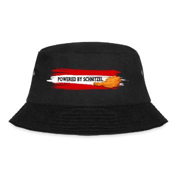Propulsé par Schnitzel Austria Humour Shirt - Bob - noir - Devant - Lela (165cm)
