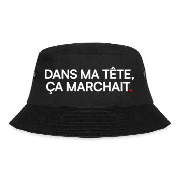 IN MY HEAD IT WORKED. | Humor - Bucket Hat - black - Front - Lela (165cm)