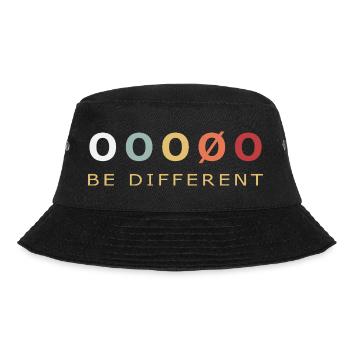 Ø Be Different Denmark Pride Norway Retro - Bucket Hat - black - Front - Lela (165cm)
