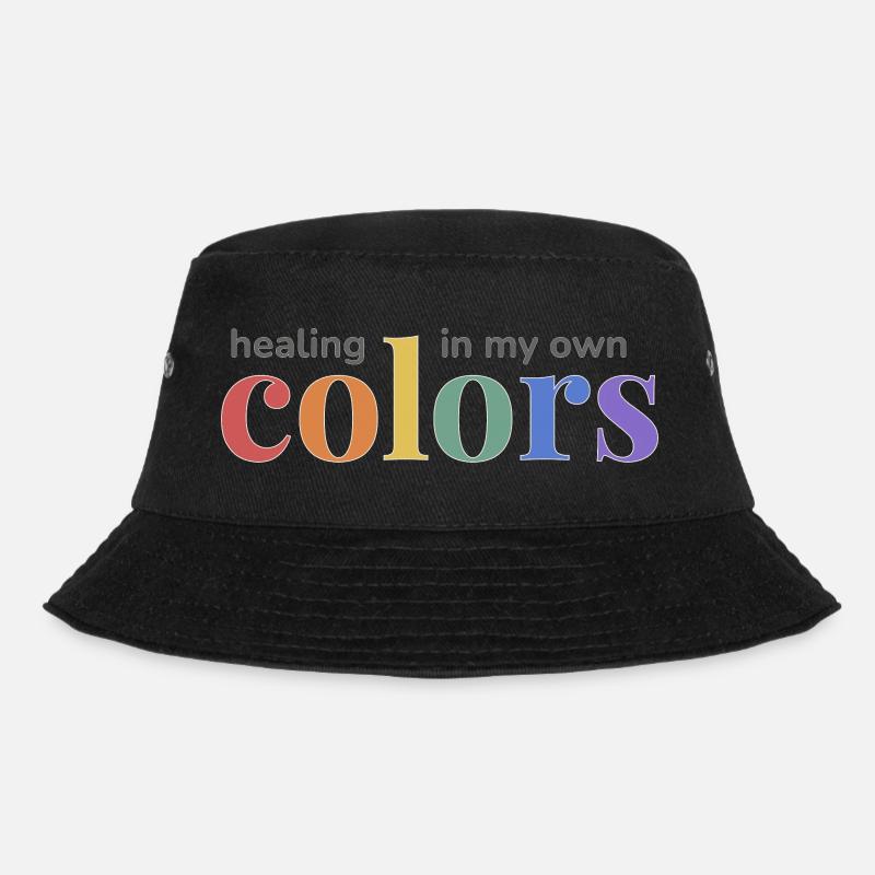 Pride Rainbow Design : Guérir dans mes propres couleurs - Bob - noir