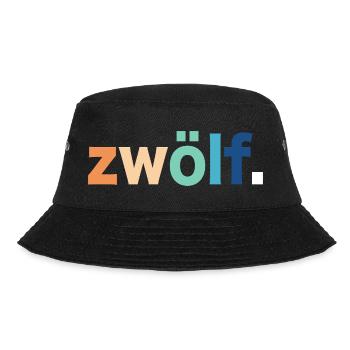 12. Geburtstag Zwölf - Bucket Hat - Schwarz - Vorne - Lela (165cm)