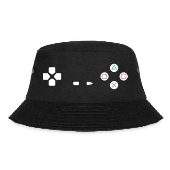 PS Controller - Bucket Hat - Schwarz - Vorne