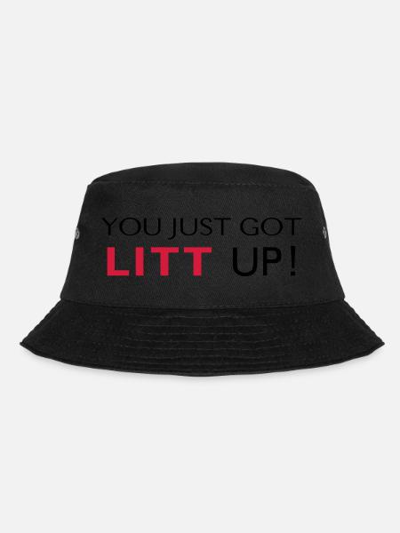 LITT UP! - Bucket Hat - Schwarz