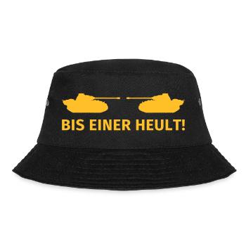 Bis einer heult - Bucket Hat - Schwarz - Vorne - Lela (165cm)