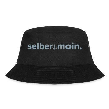 selbermoin - Bucket Hat - Schwarz - Vorne - Lela (165cm)