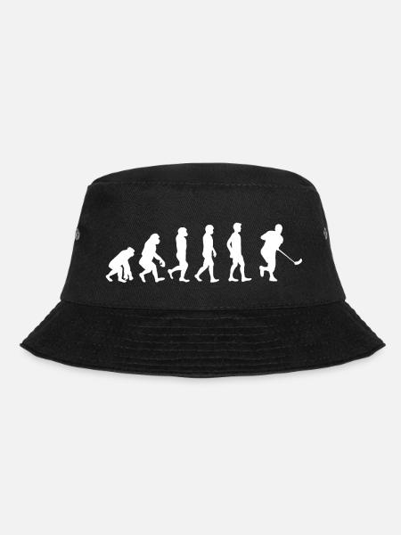 Floorball floorball gift - Bucket Hat - black