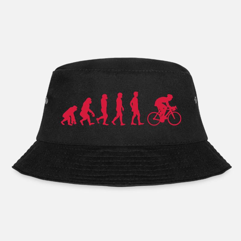Evolution bike - Bucket Hat - black