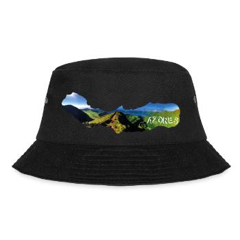 Azores Boca do Inferno Azoren Portugal Aussicht - Bucket Hat - Schwarz - Vorne - Lela (165cm)