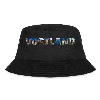 Vogtland Sachsen Urlaub - Bucket Hat - Schwarz - Vorne - Lela (165cm)