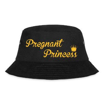 Pregnant Princess - Bucket Hat - Schwarz - Vorne - Lela (165cm)