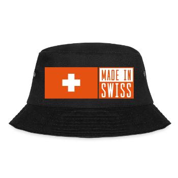 made in swiss - Bucket Hat - Schwarz - Vorne - Lela (165cm)