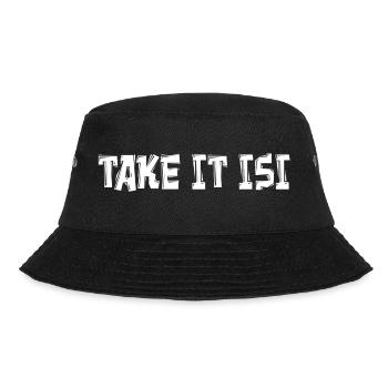 TAKE IT ISI - Bucket Hat - Schwarz - Vorne - Lela (165cm)