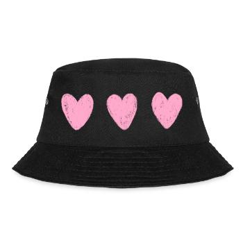 3 Hearts - Bucket Hat - black - Front - Lela (165cm)