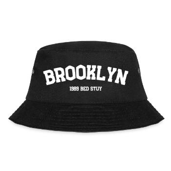 Brooklyn 1989 Design Neighborhood of New York - Bucket Hat - black - Front - Lela (165cm)