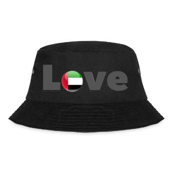 Saudi-Arabien lieben - Bucket Hat - Schwarz - Vorne - Lela (165cm)