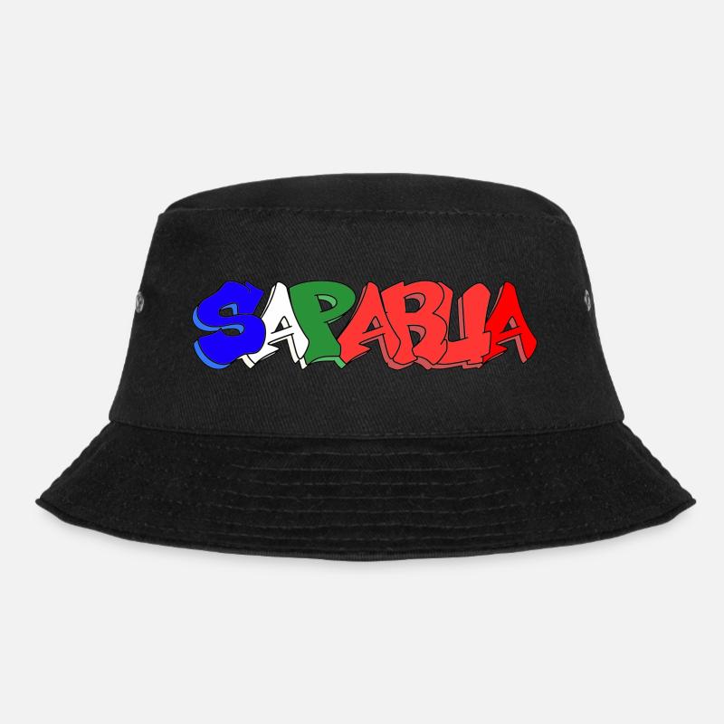 Saparua - Molukken 4 Farben - Bucket Hat - Schwarz