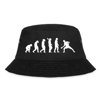 Table Tennis Evolution Table Tennis Player Pingpong - Bucket Hat - black - Front - Lela (165cm)